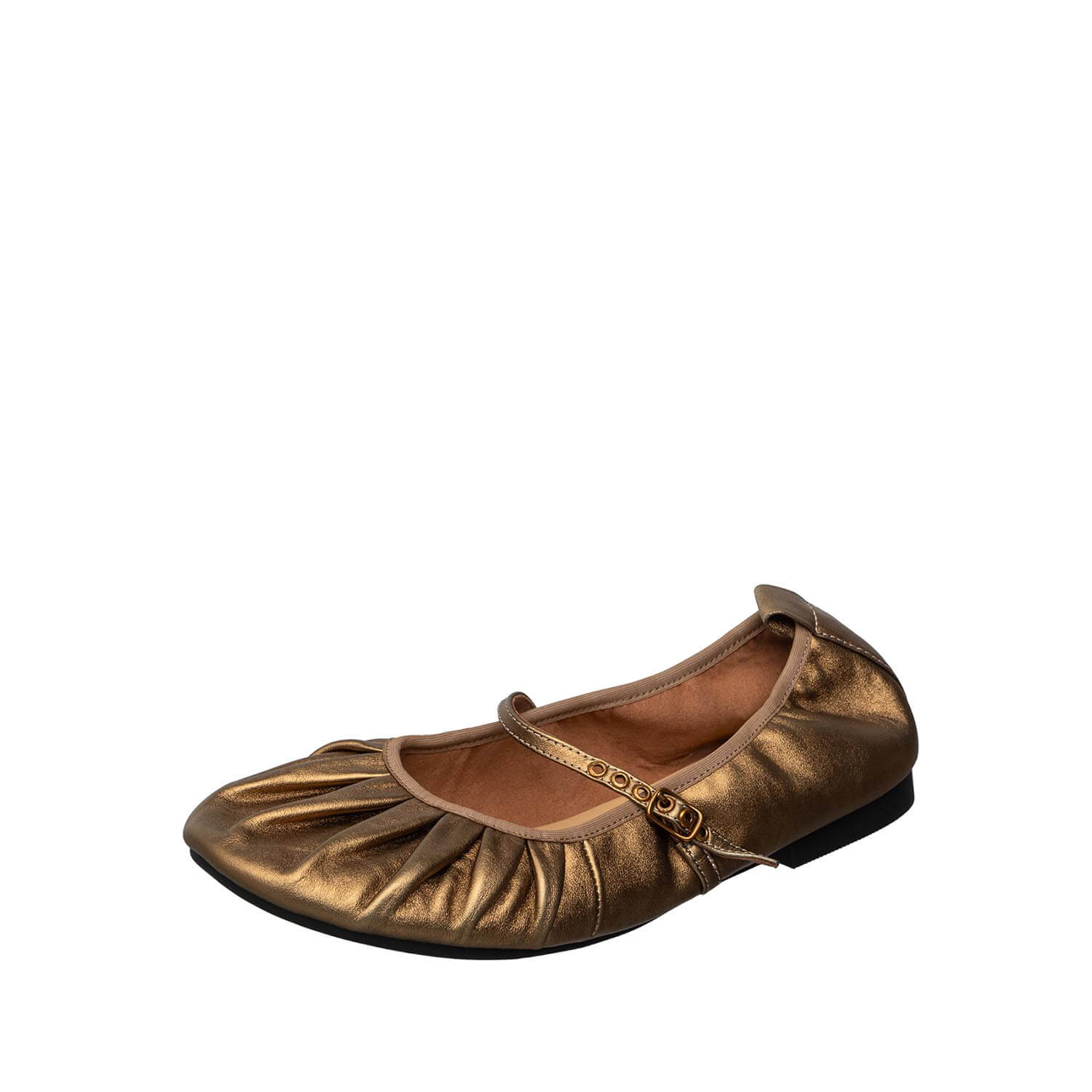 Antelope T30 Mila bronze leather Mary Jane flat thumbnail