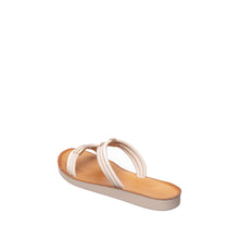 Womens Strappy Leather Thong Sandals Flat Comfort Style - Make up - Thumbnail 5 | T45 Francine
