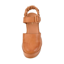 Wedge Clogs for Women Buckle Strap Platform - Taupe - Thumbnail 6 | U36 Tess
