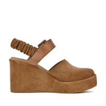 Wedge Clogs Closed Toe Sumptuous Taupe Suede - Taupe - Thumbnail 3 | U39 Tess
