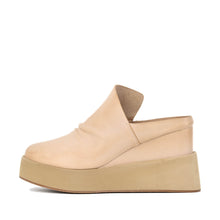 Chunky Mules Ruched Leather Platform Sole - Make Up - Thumbnail 2 | U65 Tatum
