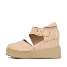 Metallic Platform Clogs Bronze Buckle Strap - Make up - Thumbnail 9 | U66 Teagan

