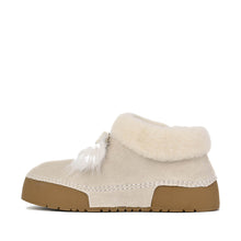 Shearling Ankle Booties Suede Fur Collar - Make up - Thumbnail 2 | X02 Penny
