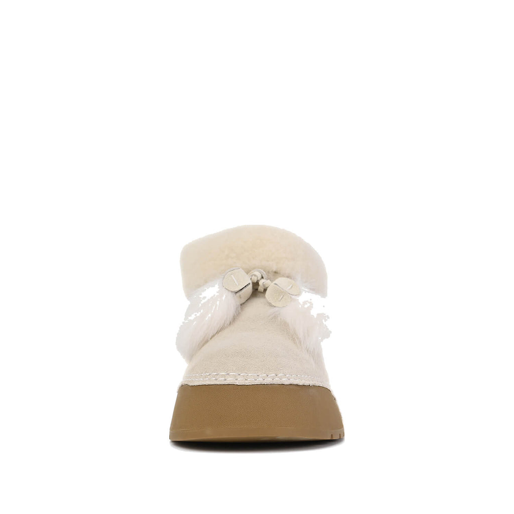 Shearling Ankle Booties Suede Fur Collar - Make up - View 4 | X02 Penny