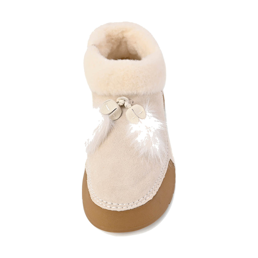 Shearling Ankle Booties Suede Fur Collar - Make up - View 6 | X02 Penny