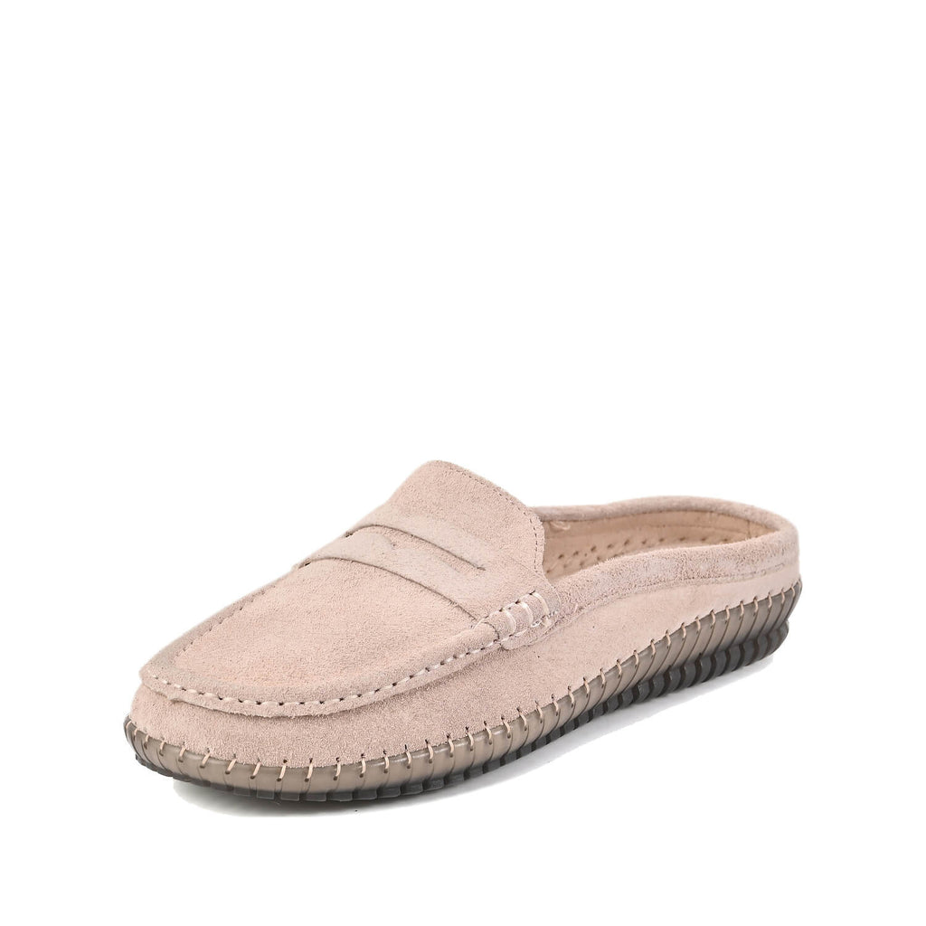 Comfy Suede Mules in Six Everyday Colours - Blush - View 8 | X60 Mimi