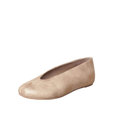 Load image into Gallery viewer, Gold Stylish Hi-V Ballet Shoe for women
