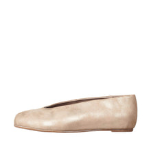 Load image into Gallery viewer, Gold Stylish Hi-V Ballet Shoe
