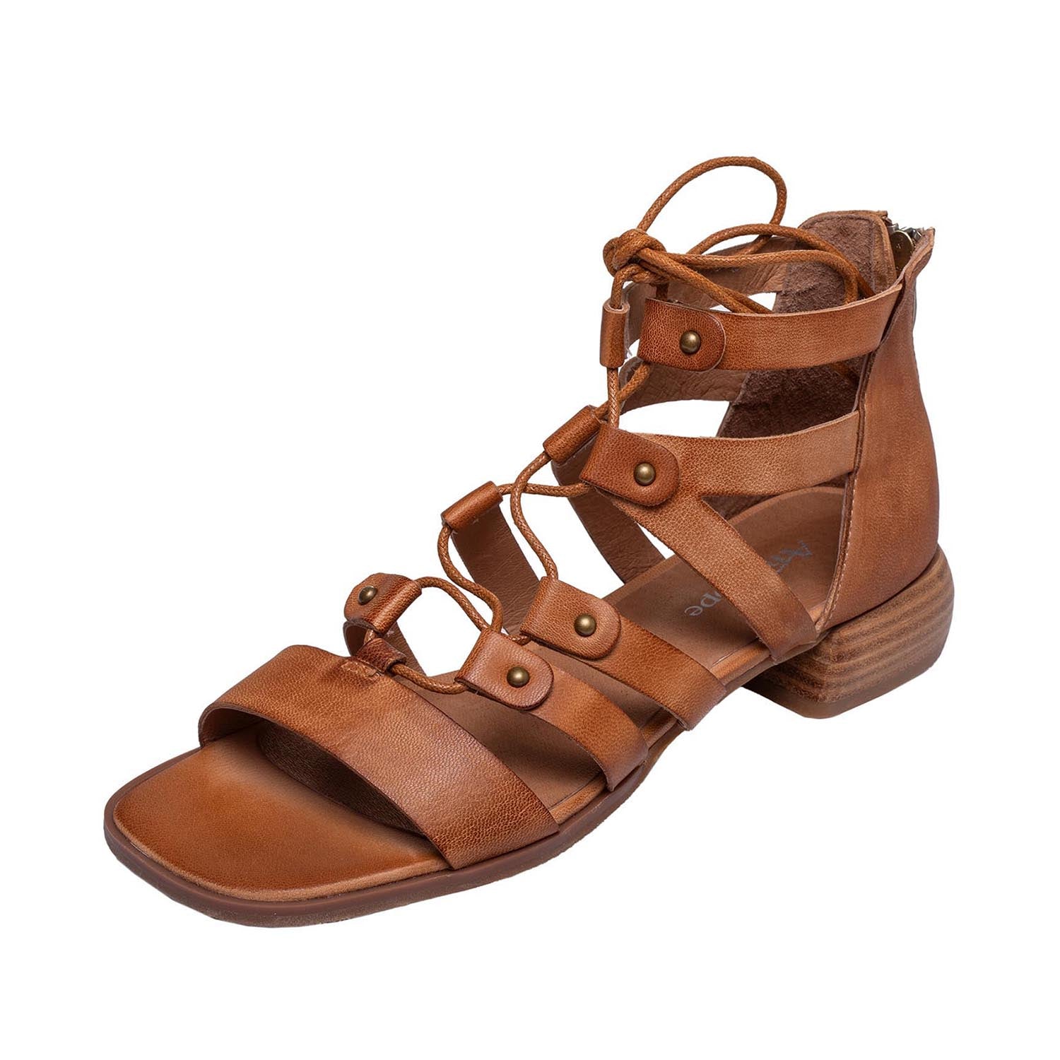 Lace Up Gladiator Low Heel Sandals: Fashion Forward! – Antelope