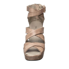 Load image into Gallery viewer, Light Grey G03 Greeta High Wedge Sandal Shoes

