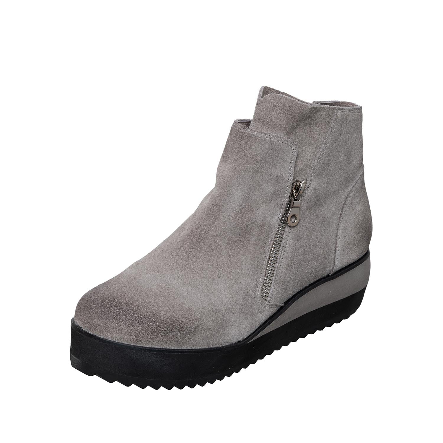 Ankle Boots Womens Gray Wide Calf Boots Womens Gray Wedge Booties