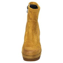 Load image into Gallery viewer, R11 Tia Fall Suede Boots with Heels - Mustard
